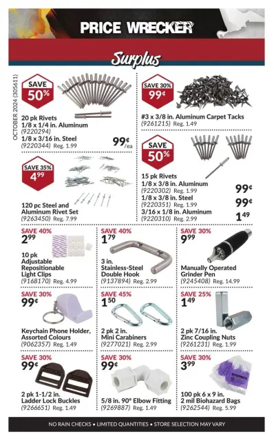 Princess Auto Canada Offers from 1 to 30 November 2024 Price Wrecker - Page 7