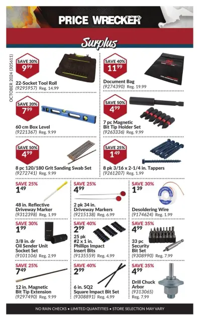 Princess Auto Canada Offers from 1 to 30 November 2024 Price Wrecker - Page 14