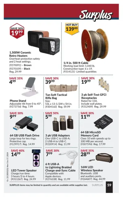 Princess Auto Canada Offers from 5 to 17 November 2024 National Sale - Page 63