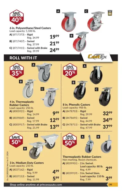 Princess Auto Canada Offers from 5 to 17 November 2024 National Sale - Page 103