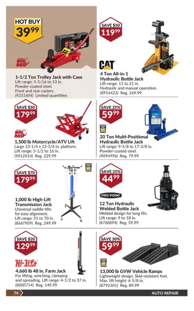 Princess Auto Canada Offers from 5 to 17 November 2024 National Sale - Page 78