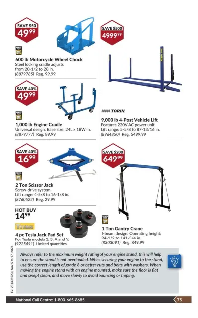 Princess Auto Canada Offers from 5 to 17 November 2024 National Sale - Page 79