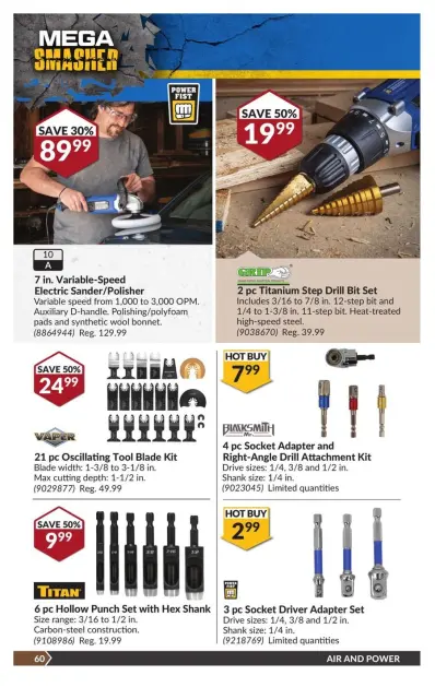 Princess Auto Canada Offers from 19 November to 1 December 2024 Mega Smasher - Page 68