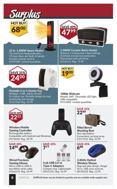 Princess Auto Canada Offers from 19 November to 1 December 2024 Mega Smasher - Page 15