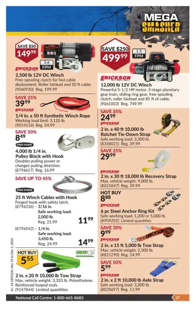 Princess Auto Canada Offers from 19 November to 1 December 2024 Mega Smasher - Page 34