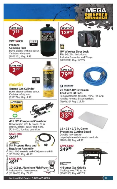 Princess Auto Canada Offers from 19 November to 1 December 2024 Mega Smasher - Page 40