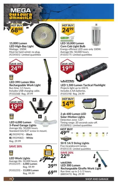 Princess Auto Canada Offers from 19 November to 1 December 2024 Mega Smasher - Page 82