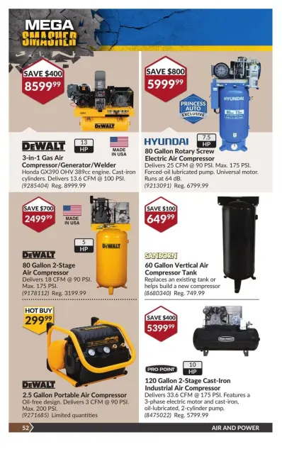 Princess Auto Canada Offers from 19 November to 1 December 2024 Mega Smasher - Page 60