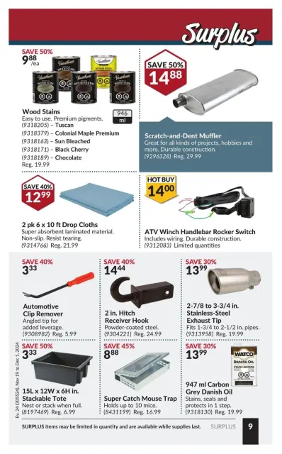 Princess Auto Canada Offers from 19 November to 1 December 2024 Mega Smasher - Page 16