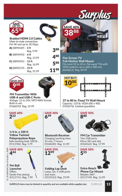 Princess Auto Canada Offers from 19 November to 1 December 2024 Mega Smasher - Page 20