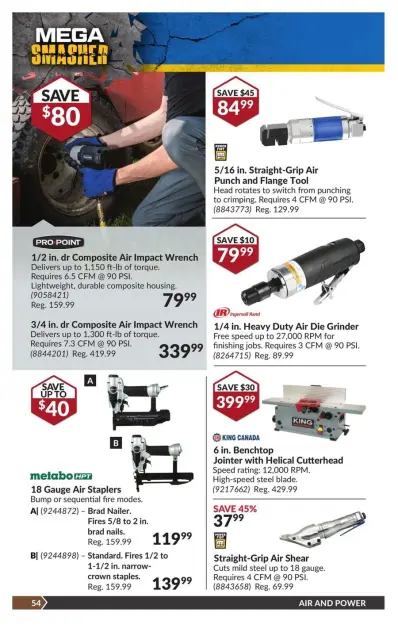Princess Auto Canada Offers from 19 November to 1 December 2024 Mega Smasher - Page 62
