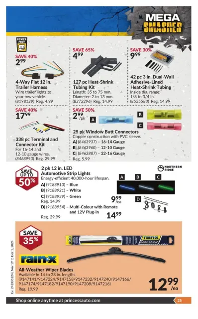 Princess Auto Canada Offers from 19 November to 1 December 2024 Mega Smasher - Page 32