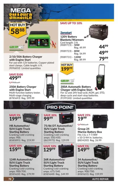 Princess Auto Canada Offers from 19 November to 1 December 2024 Mega Smasher - Page 86