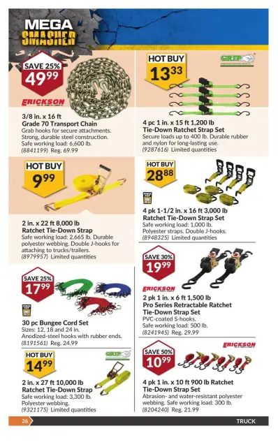 Princess Auto Canada Offers from 19 November to 1 December 2024 Mega Smasher - Page 33