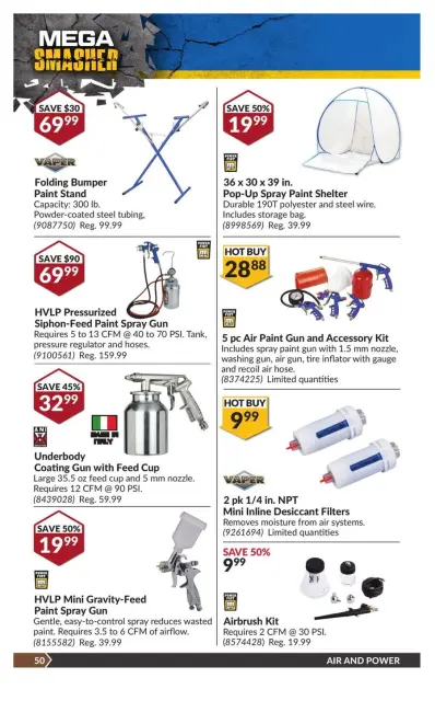 Princess Auto Canada Offers from 19 November to 1 December 2024 Mega Smasher - Page 58