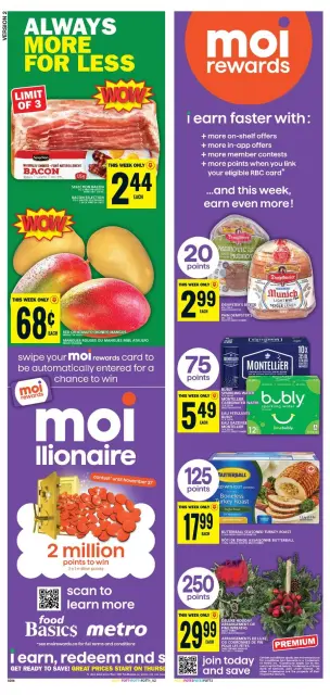 Food Basics Canada Offers from 14 to 20 November 2024 Always more for less - Page 1
