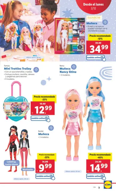 Ofertas de Lidl España de 2 a 8 diciembre 2024 NUEVA TIENDA ALGEMESÍ Ofertas - Página 3