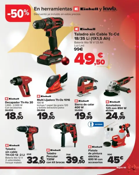 Ofertas de Carrefour España de 3 a 8 diciembre 2024 REGALO - Página 83