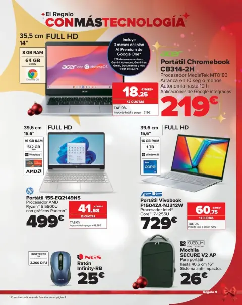 Ofertas de Carrefour España de 3 a 8 diciembre 2024 REGALO - Página 9