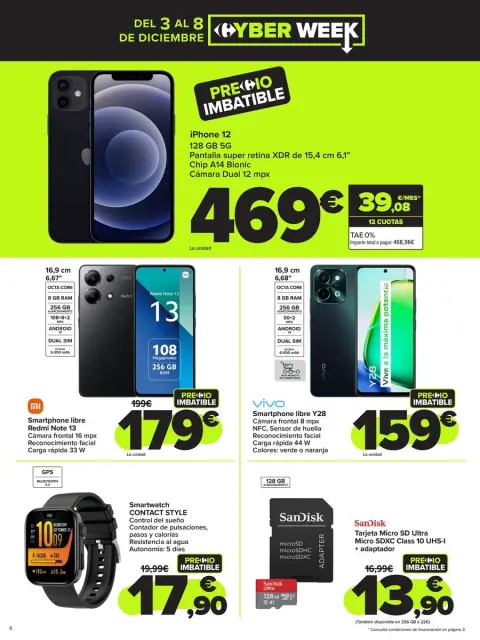 Ofertas de Carrefour España de 3 a 8 diciembre 2024 CYBER WEEK - Página 6