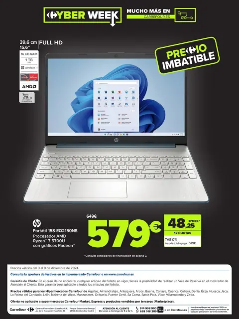 Ofertas de Carrefour España de 3 a 8 diciembre 2024 CYBER WEEK - Página 11