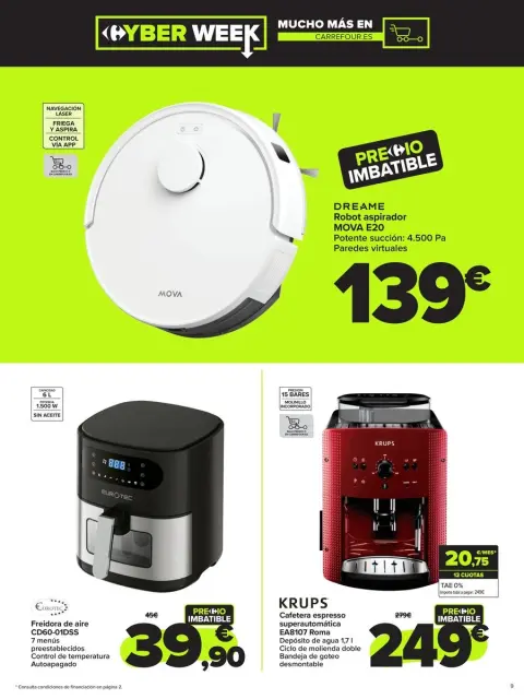 Ofertas de Carrefour España de 3 a 8 diciembre 2024 CYBER WEEK - Página 9