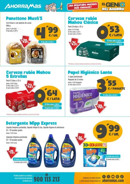Ofertas de Ahorramas España de 28 noviembre a 11 diciembre 2024 Genio del ahorro - Página 7