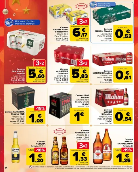 Ofertas de Carrefour España de 17 a 31 diciembre 2024 Ofertas 3x2 - Página 44