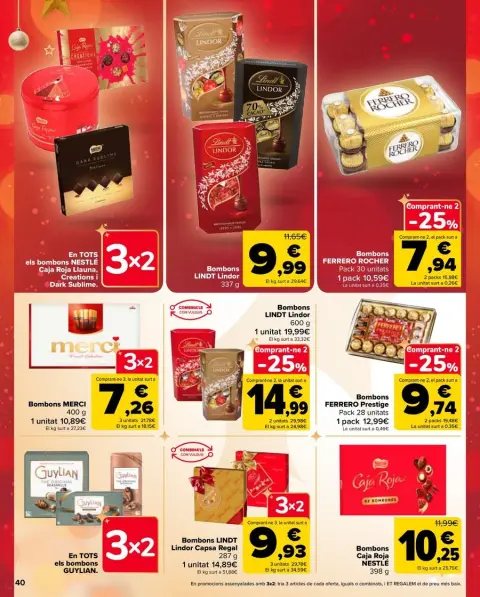 Ofertas de Carrefour España de 17 a 31 diciembre 2024 Ofertas 3x2 - Página 40