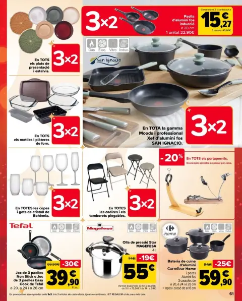 Ofertas de Carrefour España de 17 a 31 diciembre 2024 Ofertas 3x2 - Página 61