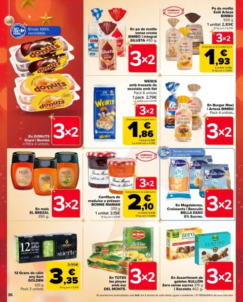 Ofertas de Carrefour España de 17 a 31 diciembre 2024 Ofertas 3x2 - Página 36