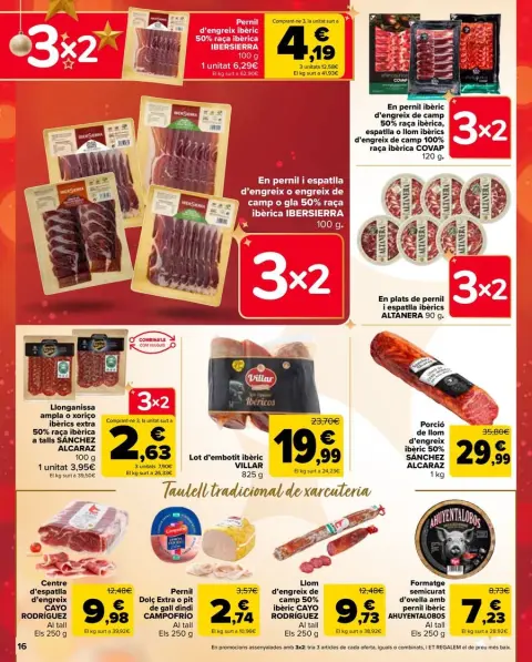 Ofertas de Carrefour España de 17 a 31 diciembre 2024 Ofertas 3x2 - Página 16