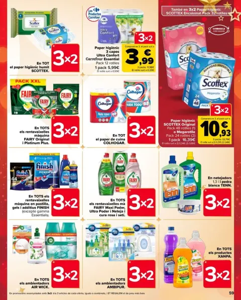 Ofertas de Carrefour España de 17 a 31 diciembre 2024 Ofertas 3x2 - Página 59