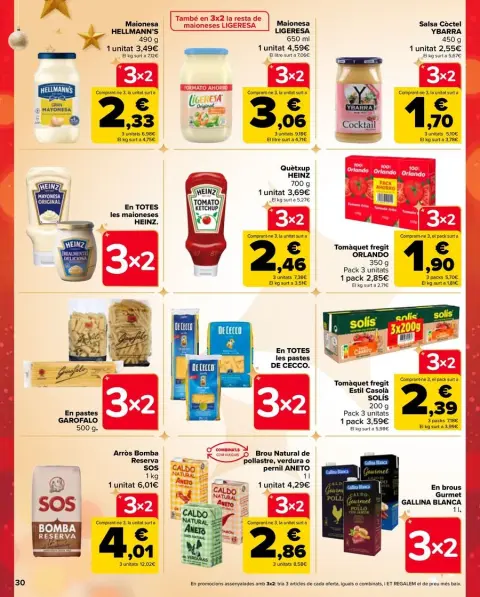 Ofertas de Carrefour España de 17 a 31 diciembre 2024 Ofertas 3x2 - Página 30