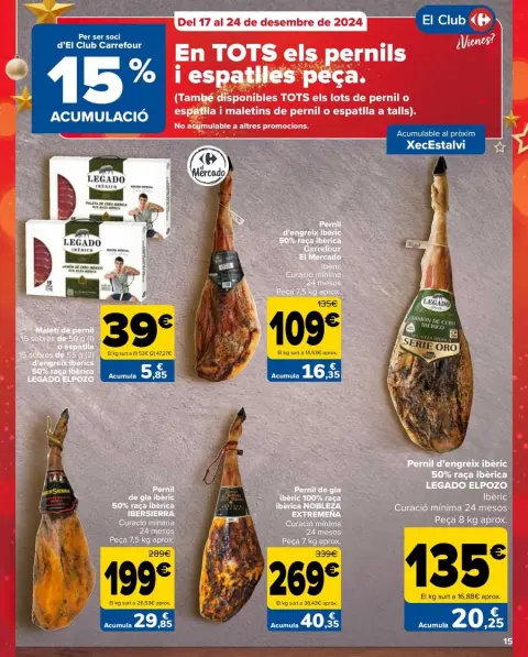 Ofertas de Carrefour España de 17 a 31 diciembre 2024 Ofertas 3x2 - Página 15