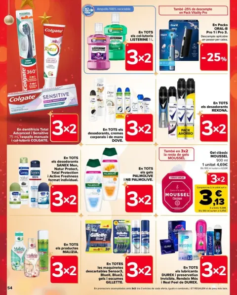Ofertas de Carrefour España de 17 a 31 diciembre 2024 Ofertas 3x2 - Página 54