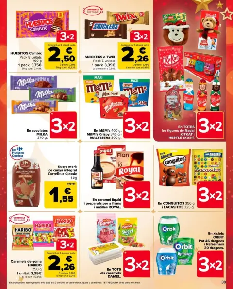 Ofertas de Carrefour España de 17 a 31 diciembre 2024 Ofertas 3x2 - Página 39