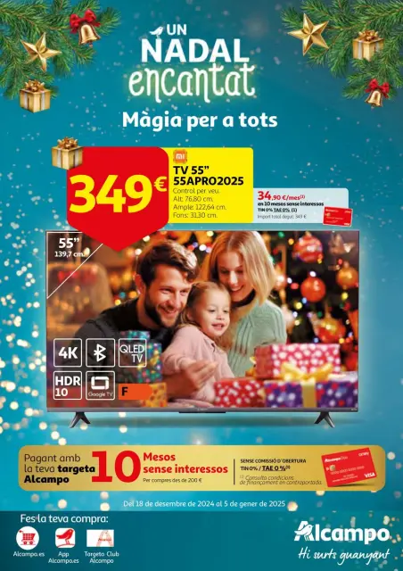 Ofertas de Alcampo España de 18 diciembre a 5 enero 2025 ofertas de navidad - Página 1