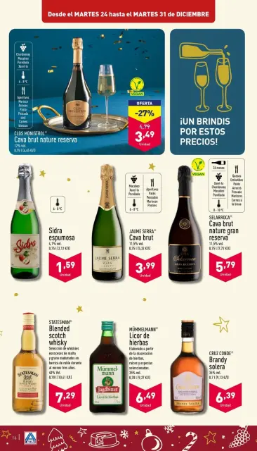 ALDI Spain Offers from 24 to 31 December 2024 Weekly offers - Page 16