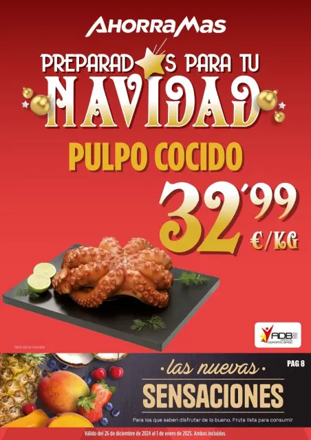Ofertas de Ahorramas España de 26 diciembre a 1 enero 2025 Ofertas Preparados para tu Navidad - Página 1