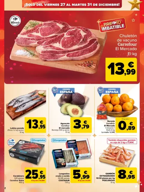 Ofertas de Carrefour España de 27 a 31 diciembre 2024 CARREOFERTAS - Página 2