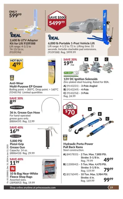 Princess Auto Canada Offers from 31 December to 12 January 2025 Price Wrecker - Page 23