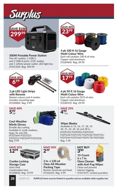 Princess Auto Canada Offers from 31 December to 12 January 2025 Price Wrecker - Page 32
