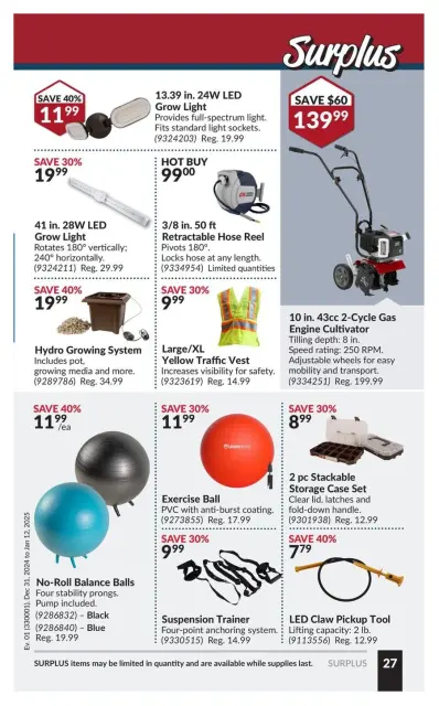 Princess Auto Canada Offers from 31 December to 12 January 2025 Price Wrecker - Page 31