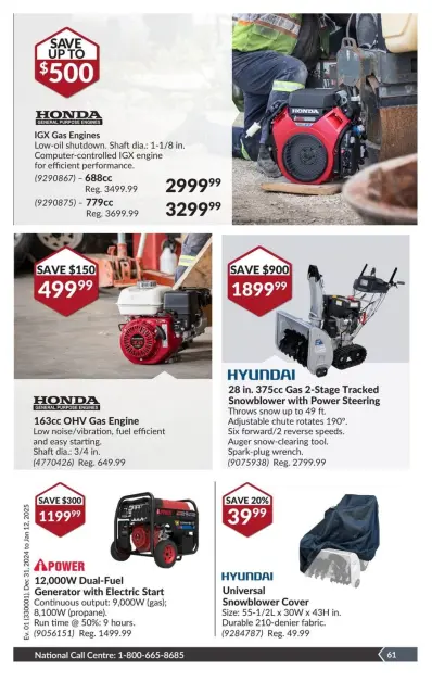 Princess Auto Canada Offers from 31 December to 12 January 2025 Price Wrecker - Page 65