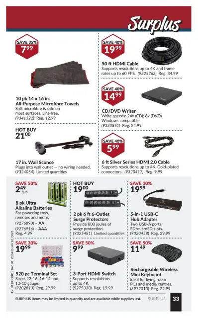 Princess Auto Canada Offers from 31 December to 12 January 2025 Price Wrecker - Page 37