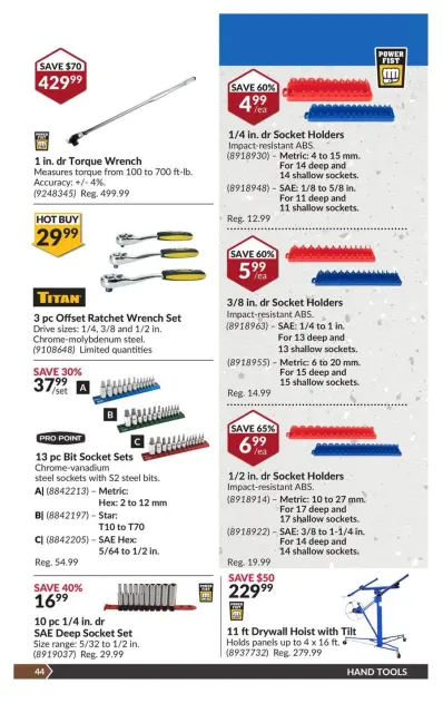 Princess Auto Canada Offers from 31 December to 12 January 2025 Price Wrecker - Page 48