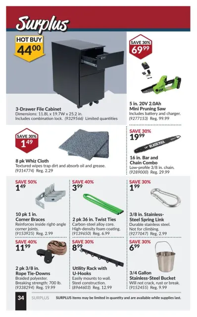 Princess Auto Canada Offers from 31 December to 12 January 2025 Price Wrecker - Page 38