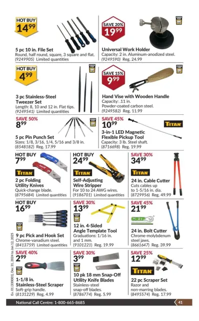 Princess Auto Canada Offers from 31 December to 12 January 2025 Price Wrecker - Page 45