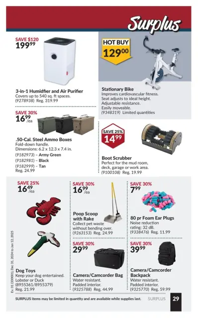 Princess Auto Canada Offers from 31 December to 12 January 2025 Price Wrecker - Page 33